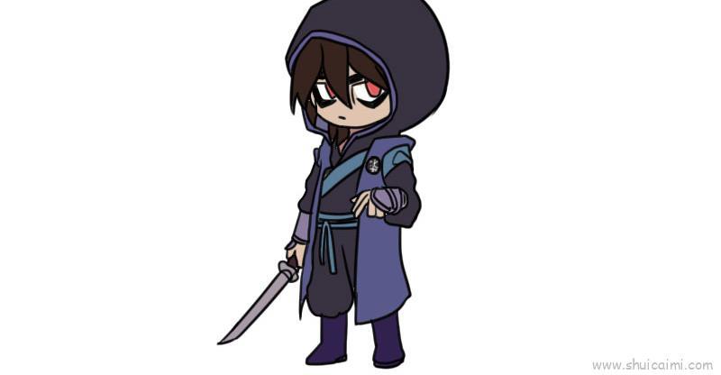 伍六七儿童画怎么画 伍六七简笔画顺序