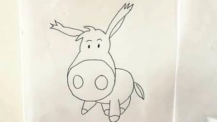 小毛驴简笔画 小毛驴简笔画图片大全涂色