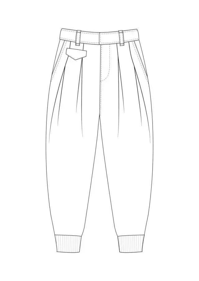 裤子简笔画图片大全 裤子简笔画图片大全彩色