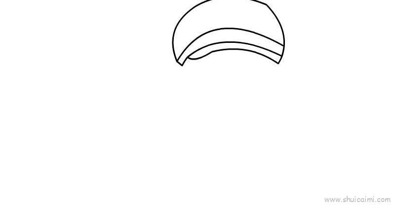 雷锋头像儿童画怎么画 雷锋头像简笔画步骤