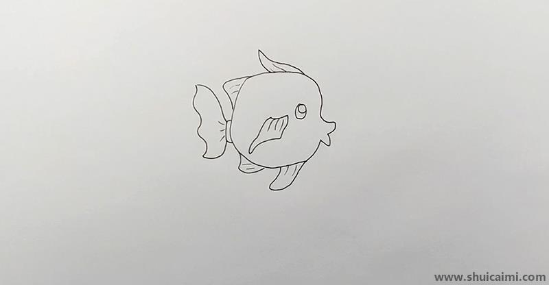 小丑鱼儿童画怎么画 彩色小丑鱼简笔画图片大全