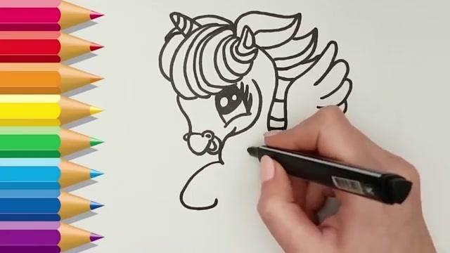 小马 简笔画 小马简笔画怎么画