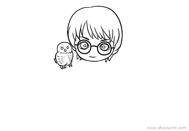 哈利波特儿童画怎么画 哈利波特简笔画简单又好看