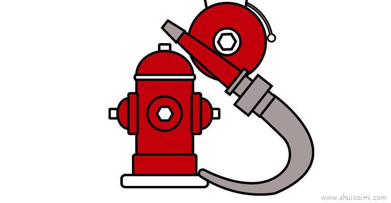 消防栓儿童画怎么画 消防栓简笔画步骤