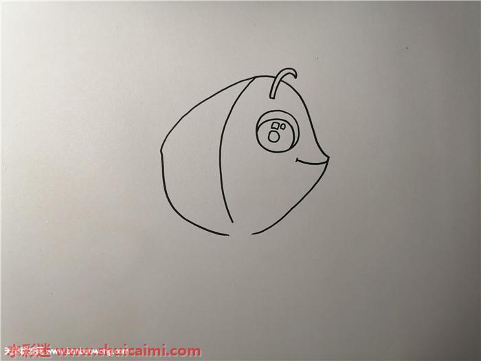 小金鱼怎么画 小金鱼简笔画画法