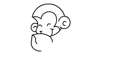 金丝猴简笔画图片大全（金丝猴儿童画图片大全）