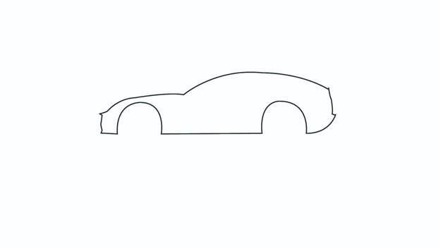 跑车简笔画怎么画 跑车简笔画顺序