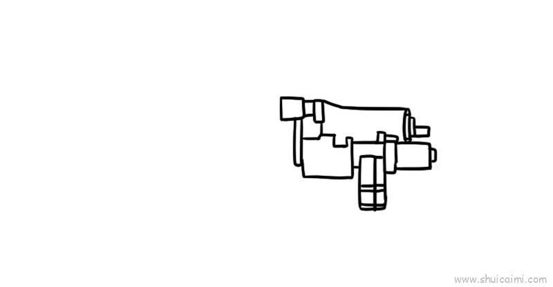 加特林儿童画怎么画 加特林简笔画简单又好看