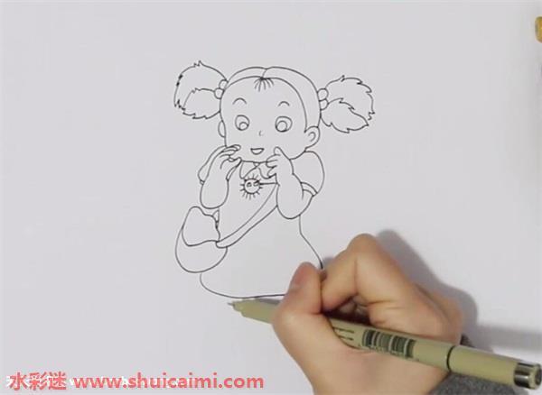 小梅怎么画 小梅简笔画步骤