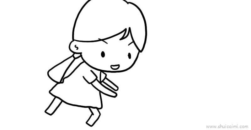 摘草莓儿童画怎么画 摘草莓简笔画图片