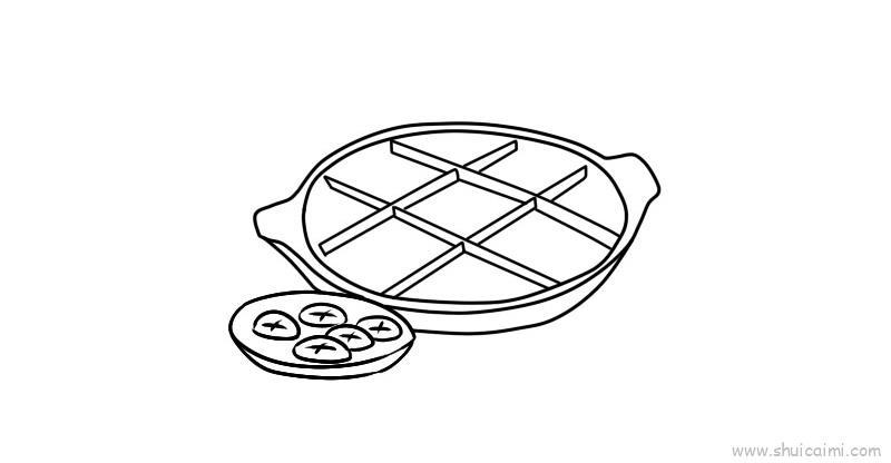 火锅儿童画怎么画 火锅简笔画画法