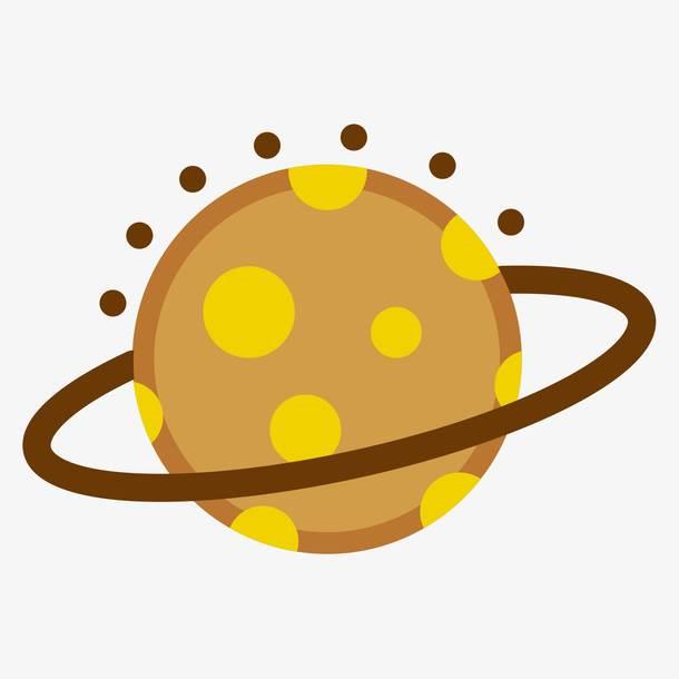 土星简笔画 土星简笔画彩色图片