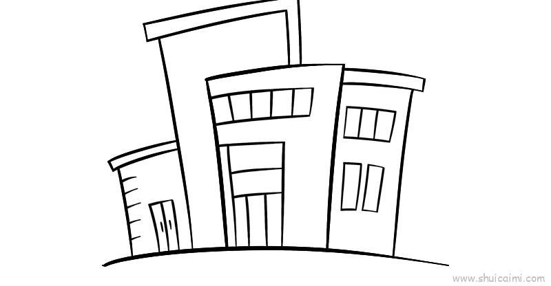 抗疫医院儿童画怎么画 抗疫医院简笔画简单又好看