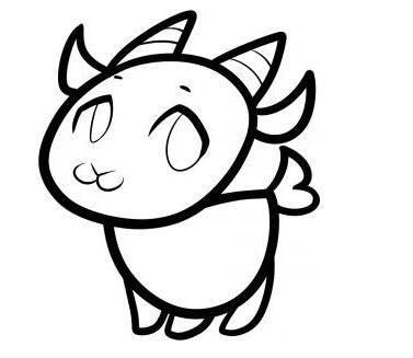 羊简笔画图片 羊简笔画图片彩色