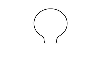 灯泡怎么画简笔画图片（电灯泡画法图片简笔画）