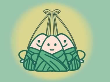 粽子简笔画图片 粽子简笔画图片可爱