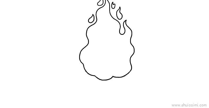 篝火儿童画怎么画 篝火简笔画画法