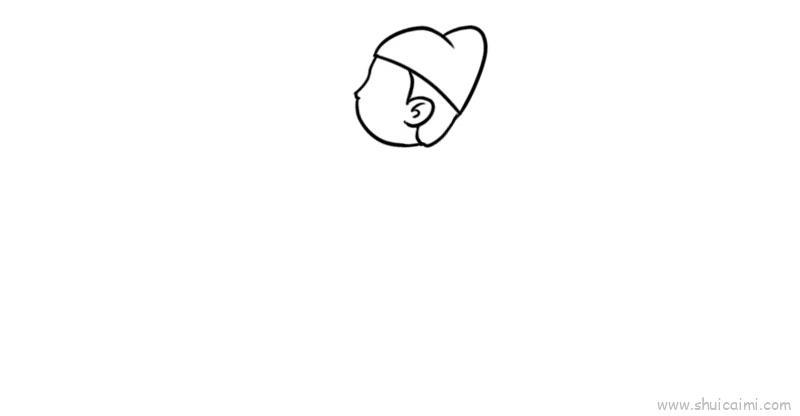 李白儿童画怎么画 李白简笔画图片大全