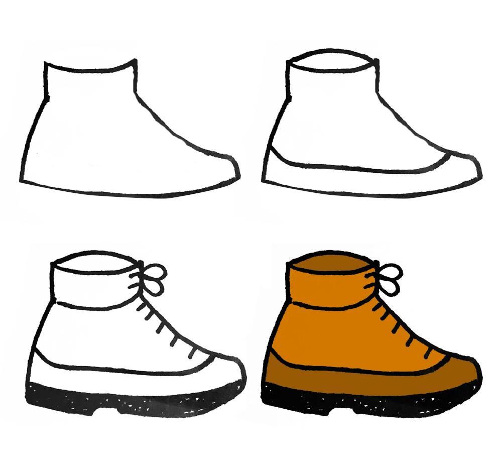 鞋子的简笔画 茄子的简笔画怎么画
