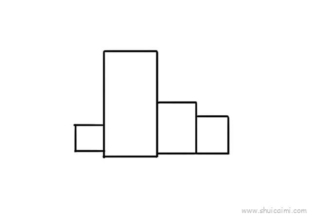高楼大厦儿童画怎么画 高楼大厦简笔画画法