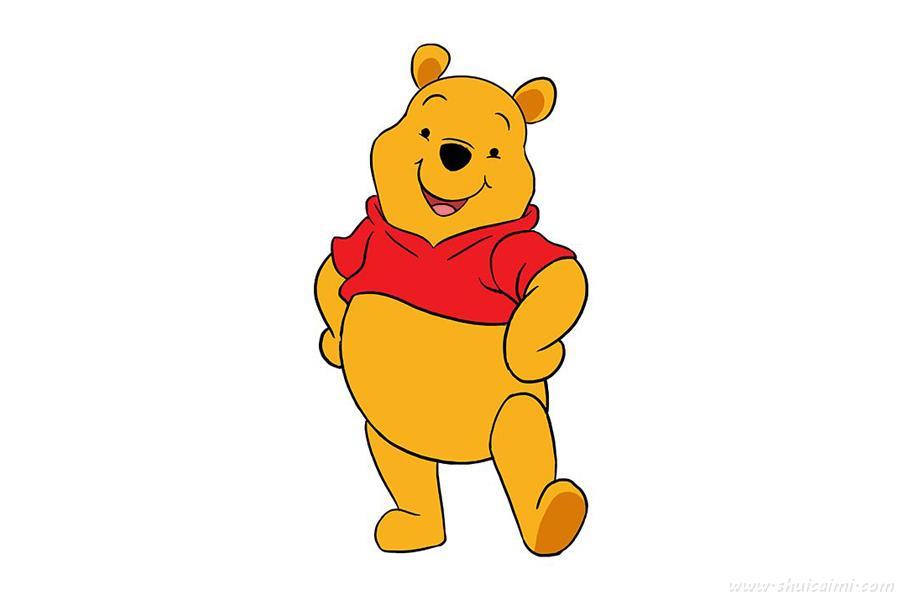 小熊维尼怎么画 小熊维尼简笔画步骤