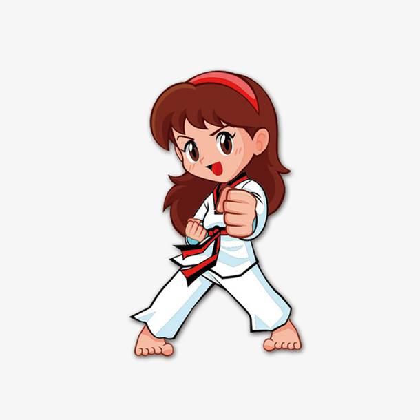 跆拳道简笔画图片大全 跆拳道简笔画彩色