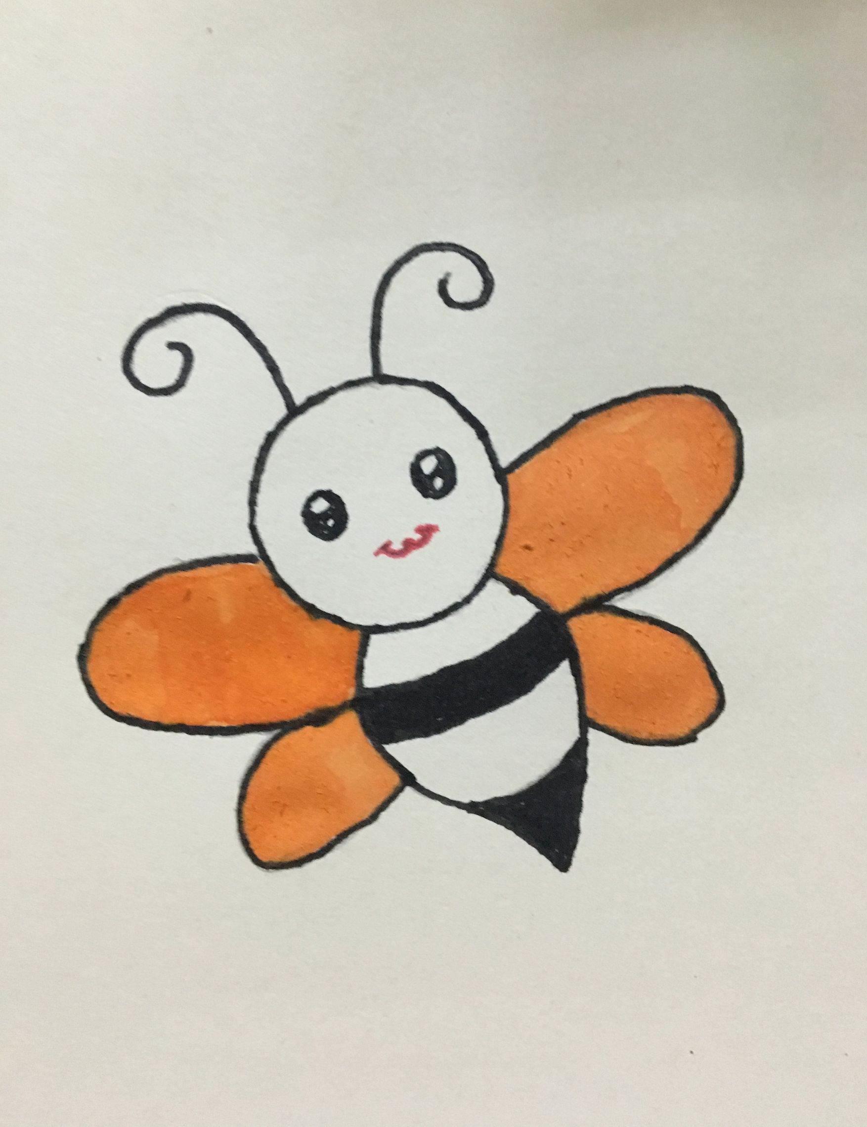 蜜蜂简笔画 蜜蜂简笔画简单