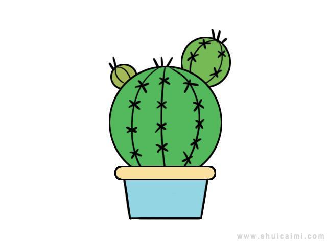 仙人球简笔画怎么画 仙人球简笔画好看