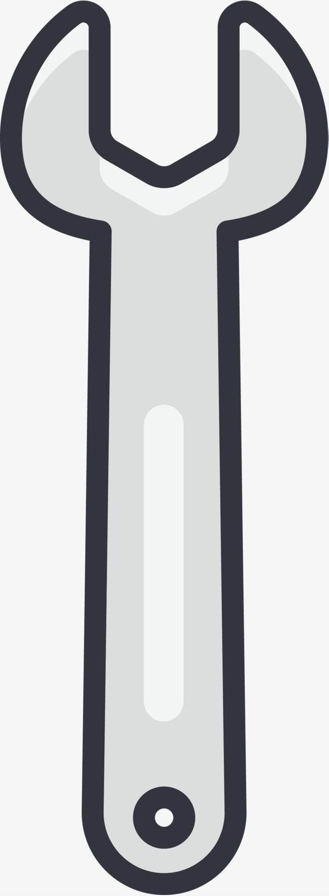 活动扳手简笔画 活动扳手怎么画