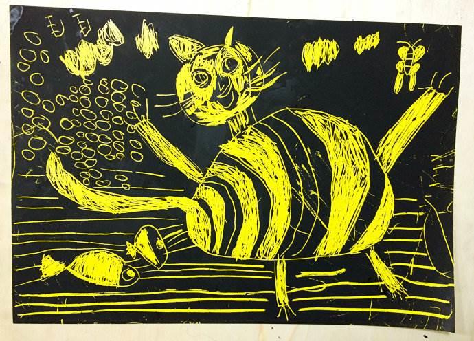 小猫简笔画 猫咪怎么画