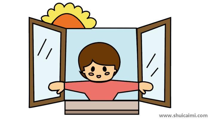 勤通风简笔画怎么画 勤通风简笔画好看