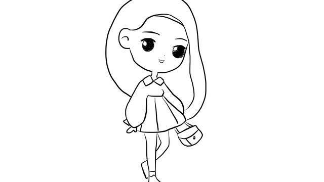 人物侧面简笔画图片大全 人物侧面简笔画图片大全可爱