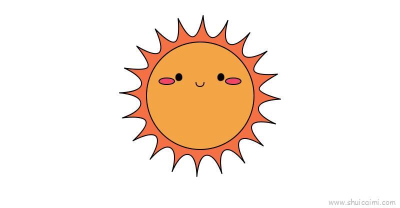 太阳儿童画怎么画 太阳简笔画顺序