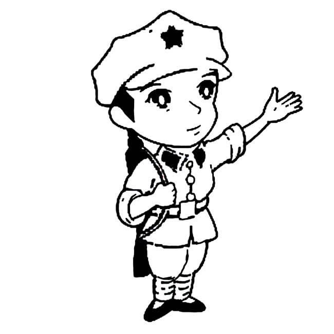 红军战士简笔画 红军战士简笔画图片