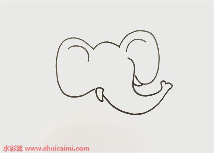 大象怎么画 大象简笔画画法