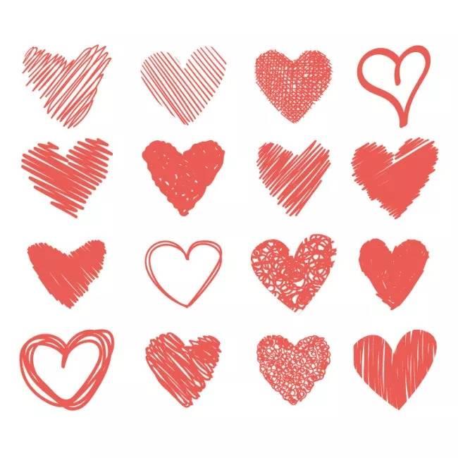 爱心简笔画 爱心简笔画图片