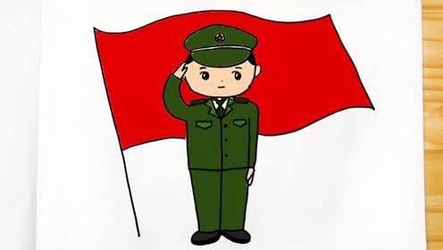 士兵简笔画 古代士兵简笔画图片