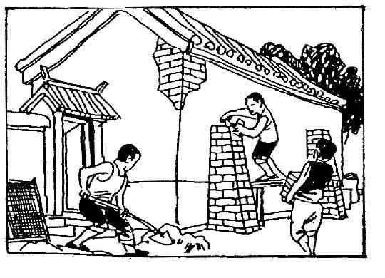 地震简笔画图片大全 地震简笔画图片大全彩色