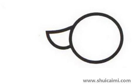 儿童简笔画鸳鸯步骤教程