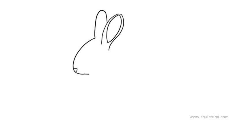 玉兔儿童画怎么画 玉兔简笔画好看