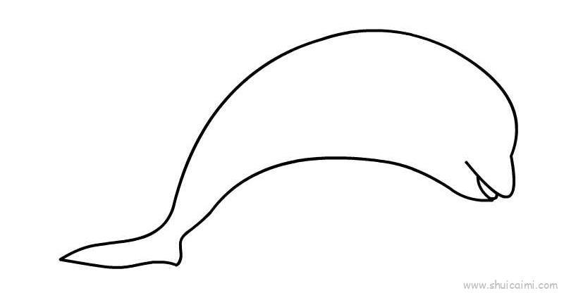 海豚儿童画怎么画 海豚简笔画步骤