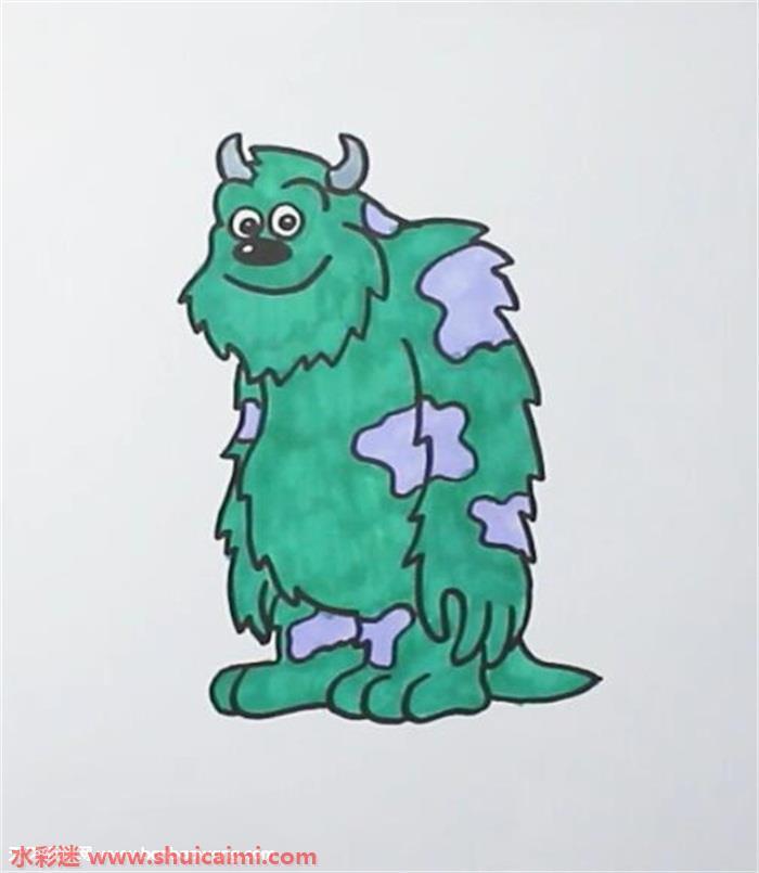毛怪怎么画 毛怪简笔画简单又漂亮