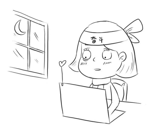 高三学生简笔画图片 高三学生简笔画图片大全集