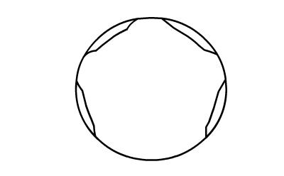 足球简笔画图片大全 足球简笔画. 步骤