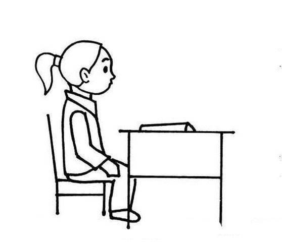 上课简笔画 上课简笔画图片大全儿童