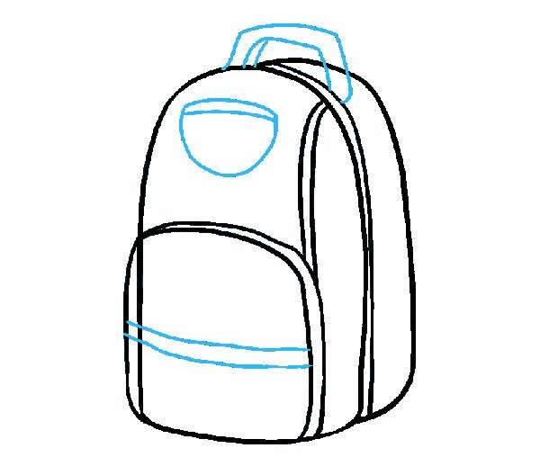 书包的简笔画 怎么画书包的简笔画