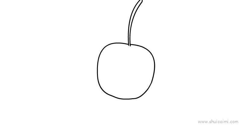 樱桃儿童画怎么画 樱桃简笔画图片大全
