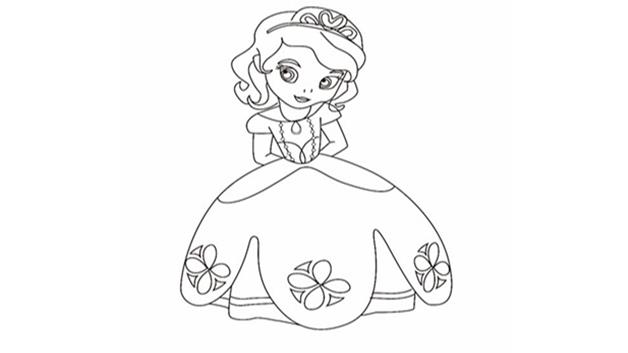 苏菲亚简笔画怎么画 苏菲亚简笔画画法