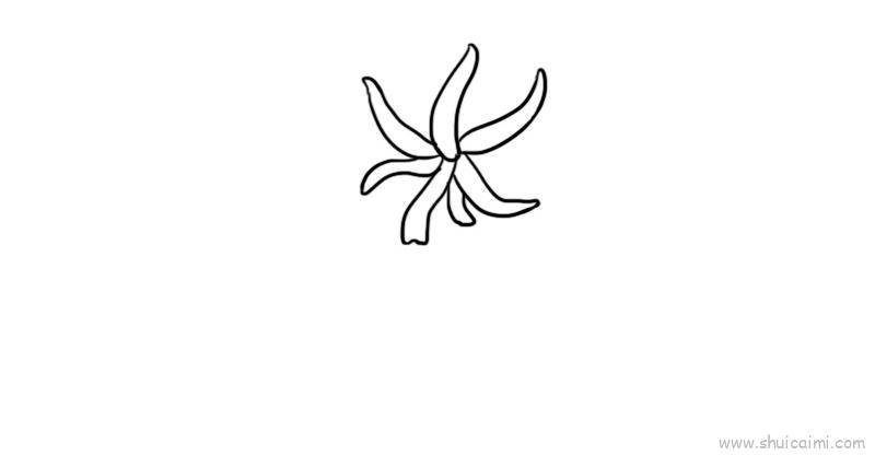 彼岸花儿童画怎么画 彼岸花简笔画图片