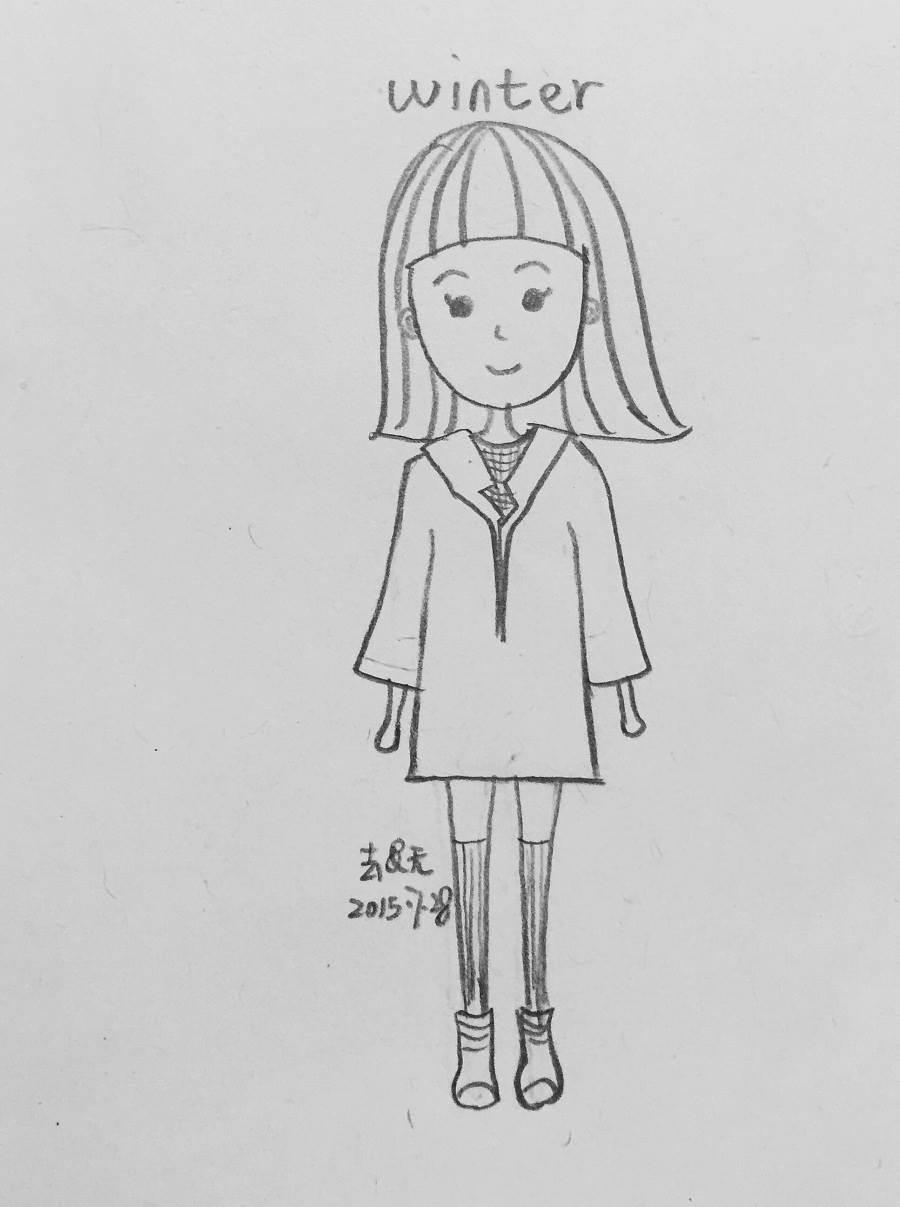 好看简笔画图片大全 好看简笔画图片大全可爱人物